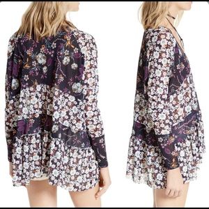 Free people long sleeve tunic size medium